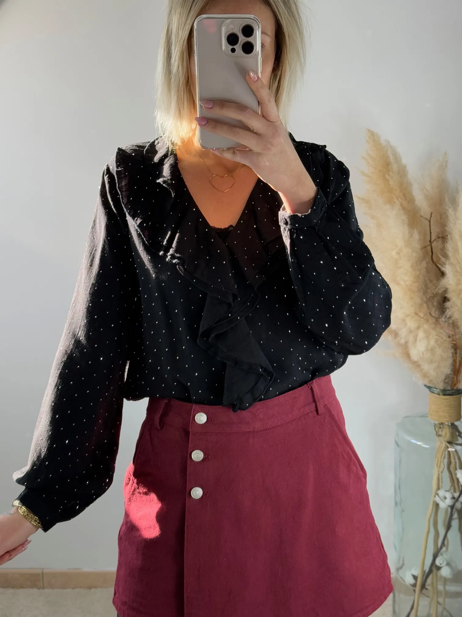 Blouse Noire Femme
