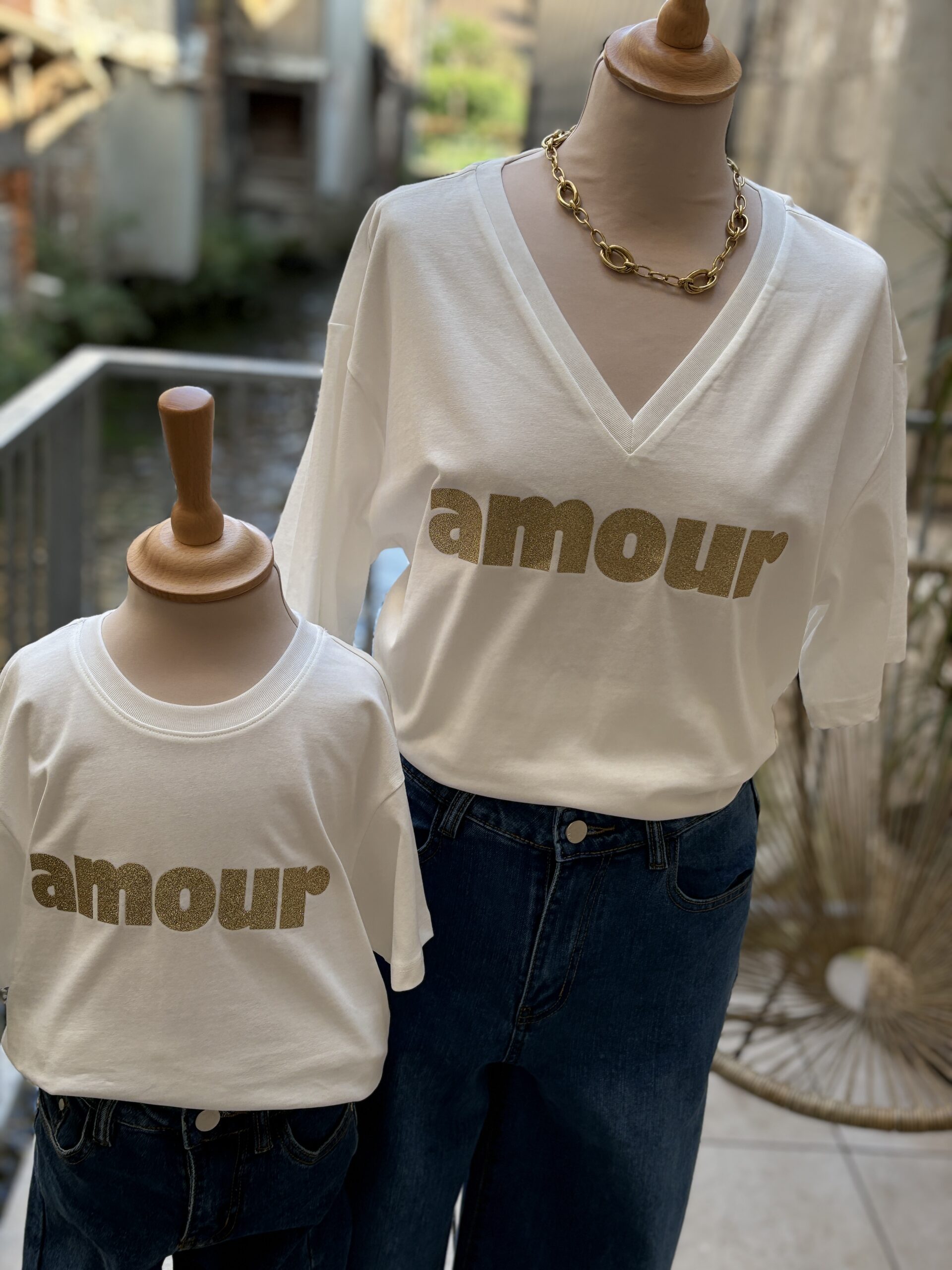T-shirt « amour » blanc pulpeuses – Image 6
