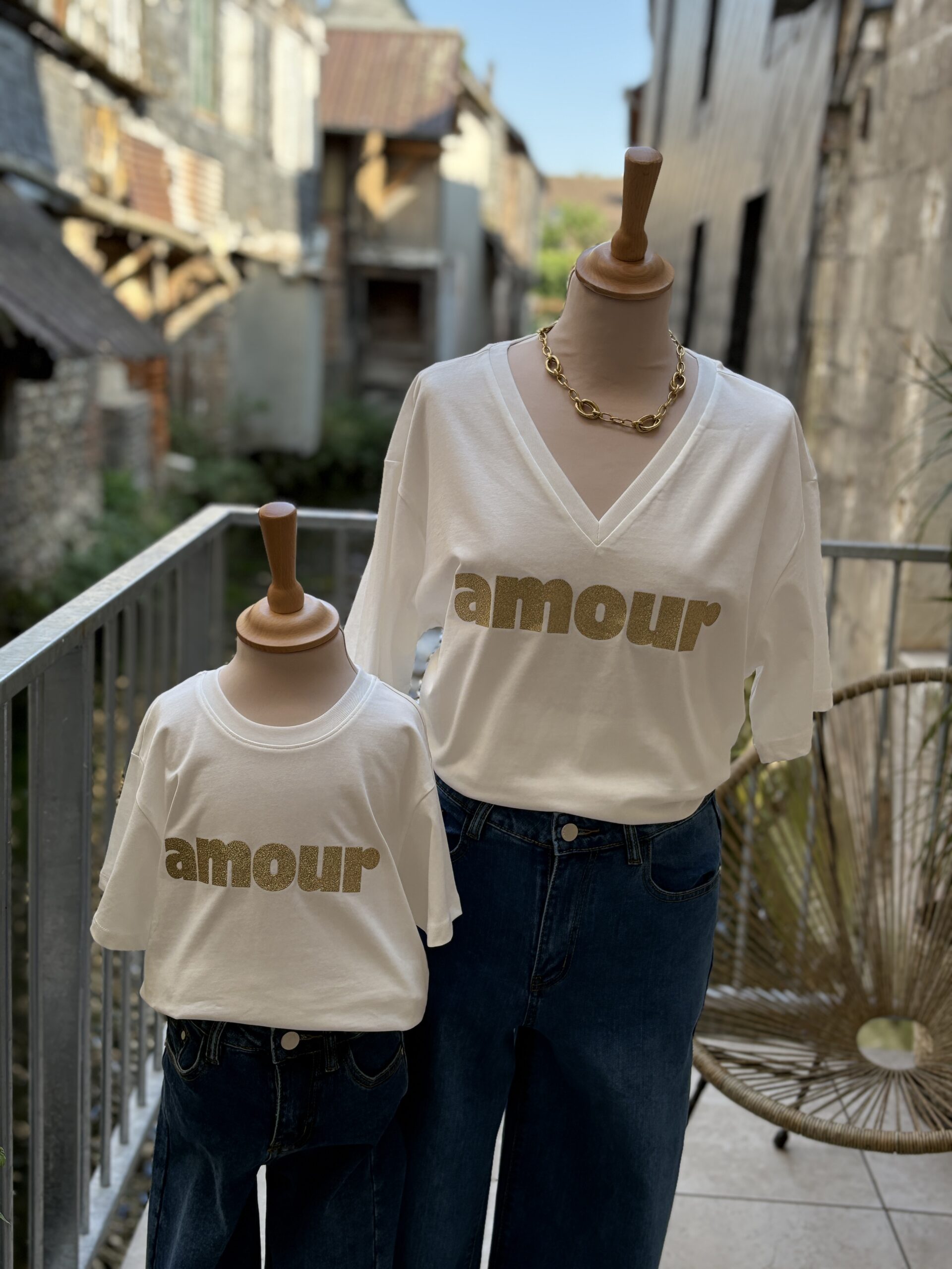 T-shirt « amour » blanc pulpeuses – Image 5